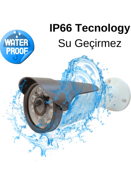 4 Kameralı 4mp 6 Atom LED H.265 Ip Güvenlik Seti - ST001042