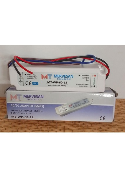 IP67 12V 5A 60W Trafolar Mtwp-60-12