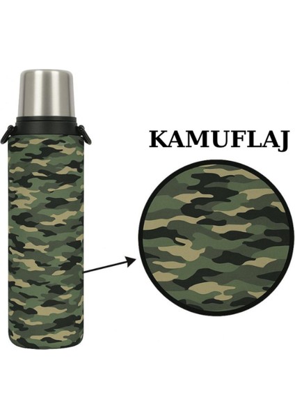 Klasik 1.4 Lt. ile Uyumlu Omuz Askılı Termos Kılıfı