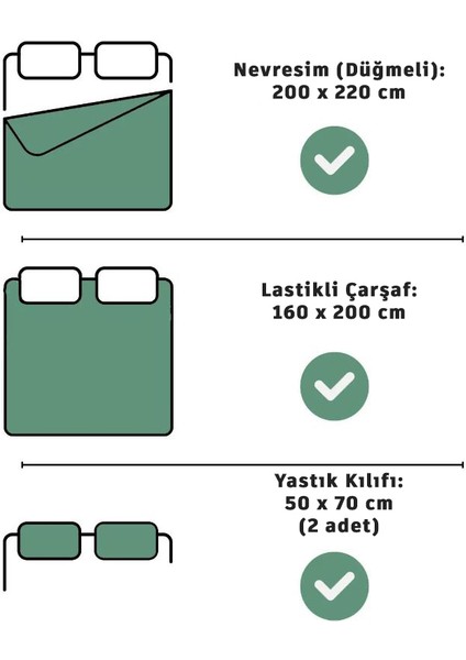 Lastikli Çarşaflı Çift Kişilik Nevresim Takımı Star indirimleri
