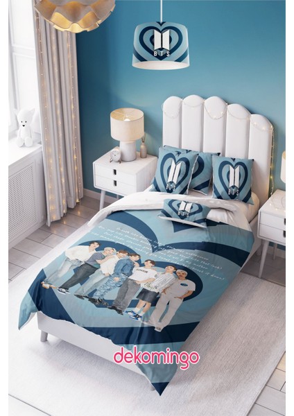 Kalpli Bts Bebek ve Çocuk Odası Nevresim Takımı ( Çarşafsız )