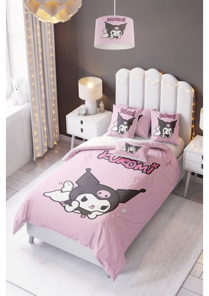 Kuromi Pembe Bebek ve Çocuk Odası Nevresim Takımı ( Çarşafsız )