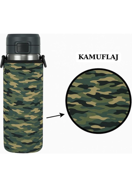 Quick Flip 1.06 Lt. ile Uyumlu Omuz Askılı Termos Kılıfı