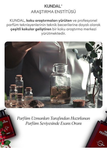 Şık ve Dekoratif, Çubuklu Oda Kokusu - Difüzör Kundal Scent Of Moment Diffuser 200ML (Festival)