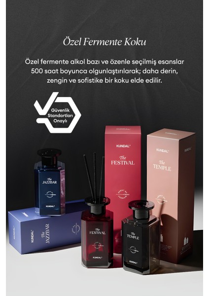 Şık ve Dekoratif, Çubuklu Oda Kokusu - Difüzör Kundal Scent Of Moment Diffuser 200ML (Festival)