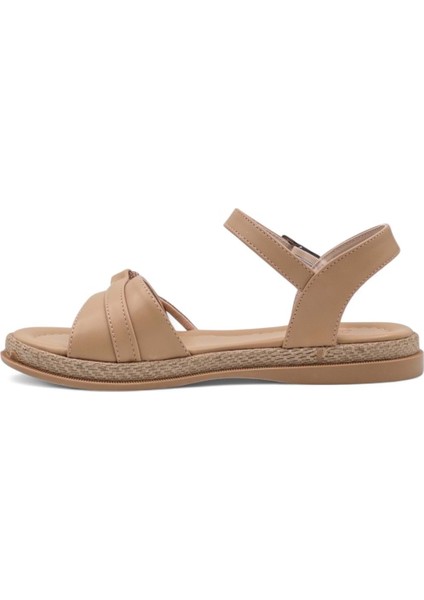 Taşlı Kadın Sandalet Vizon fiyatları