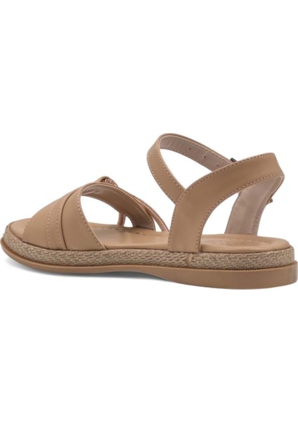 Taşlı Kadın Sandalet Vizon fırsatları