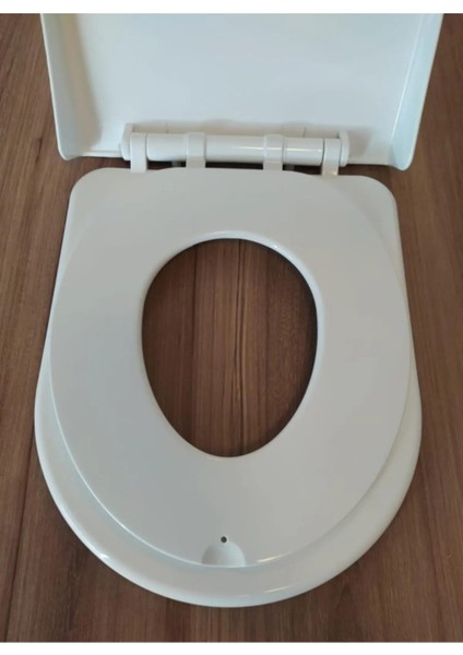Elitra Kids Zero Sessiz Yavaş Kapanan Yetişkin Çocuk U Klozet Kapağı