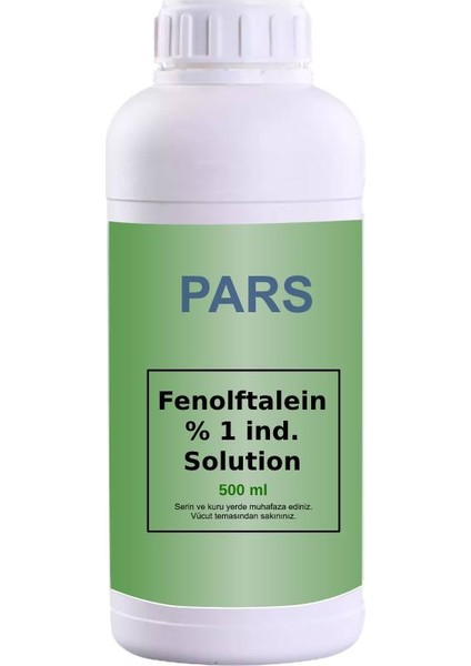 Fenolftalein % 1 Ind. Solution 500 ml
