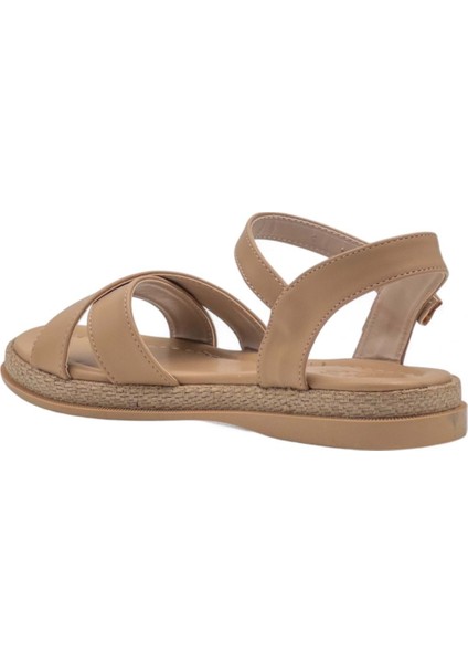 Çapraz Kadın Sandalet Vizon fırsatları