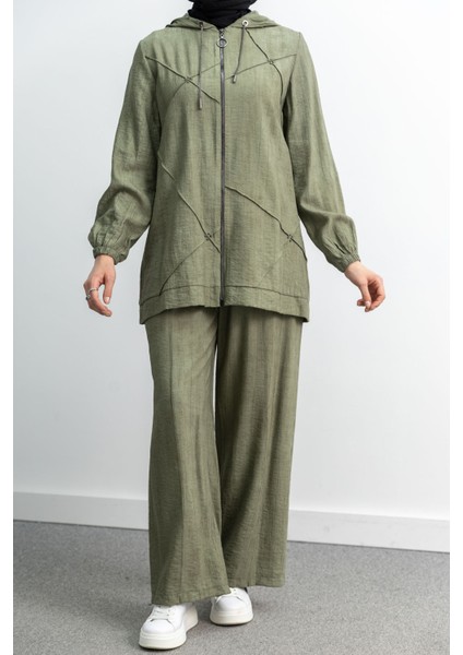 5027 Ceketli Pant. Takım - Haki