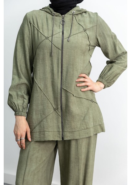 5027 Ceketli Pant. Takım - Haki