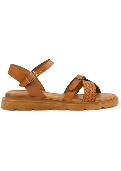 Hakiki Deri Kadın Sandalet DG6054