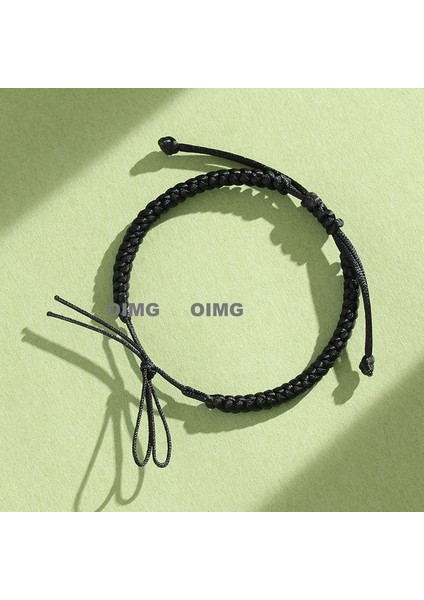 Yeni Iyi Şans Bileziği Erkek ve Kadın Ilham Verici Nimet Hediye El Dokuması Kırmızı Ip (Yurt Dışından)