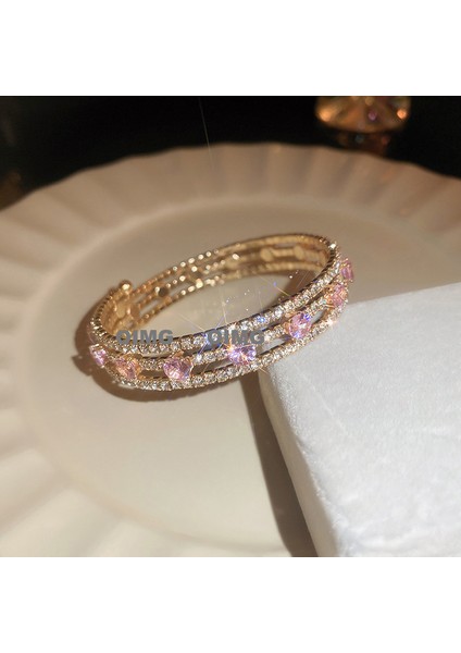 Yeni Zirkonya Düzensiz Çok Katmanlı Bilezik Iyi Şanslar Moda Niş Tasarım Bilezik Nimet El Takıları (Yurt Dışından)