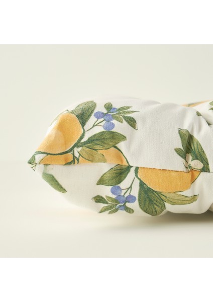 Lemoncello Yellow Baskılı Sandalye Minderi Sarı (40X40 Cm)