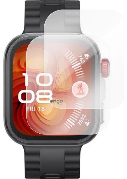 Huawei Watch Fit 4 Pro Ekran Koruyucu Parlak Tpu 2'li Şeffaf