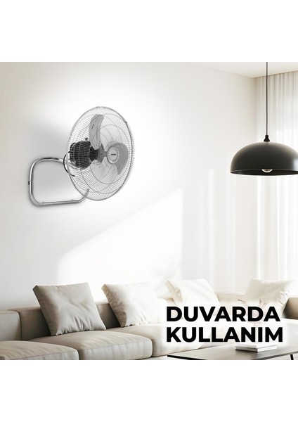 Ms-18 Asil Ayaklı Sanayi Tip Vantilatör 90W 18INCH 3 Kademeli