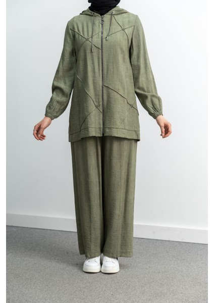 5027 Ceketli Pant. Takım - Haki