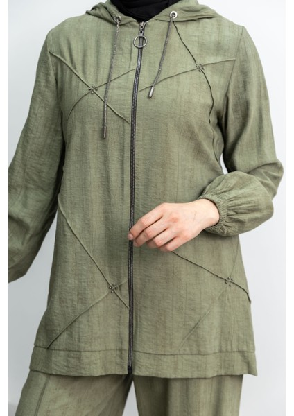 5027 Ceketli Pant. Takım - Haki fırsatları