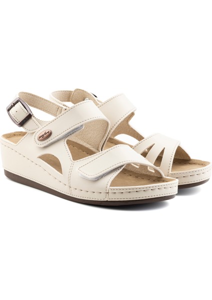 Comfortortho Rahat 1818 – Ortopedik Vegan Deri Kadın Sandalet modelleri