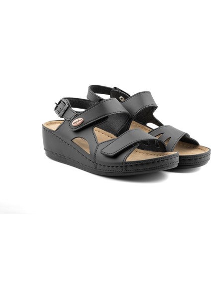 Comfortortho Rahat 1818 – Ortopedik Vegan Deri Kadın Sandalet modelleri
