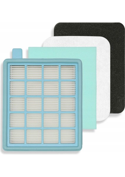 Filtre - FC8670 - FC8671 - FC8672 - FC9323 - FC9521 - FC9530 - FC9531 - FC9532 - FC9533 - FC9540 - FC9542 - Uyumlu Hepa Filtre Seti