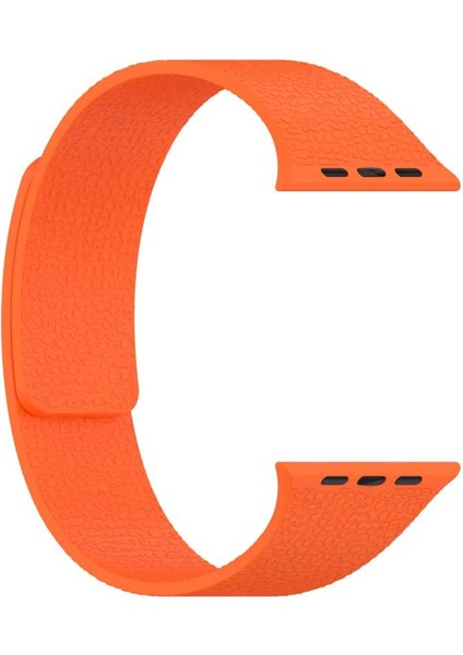 Apple Watch Ultra 2 Mıknatıslı Kabartma Desenli KRD136 Kordon Silikon Kordon