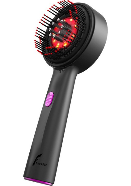 Hairglow Şarjlı Saç Bakım ve Masaj Tarağı - Bakım Yağı Hazneli