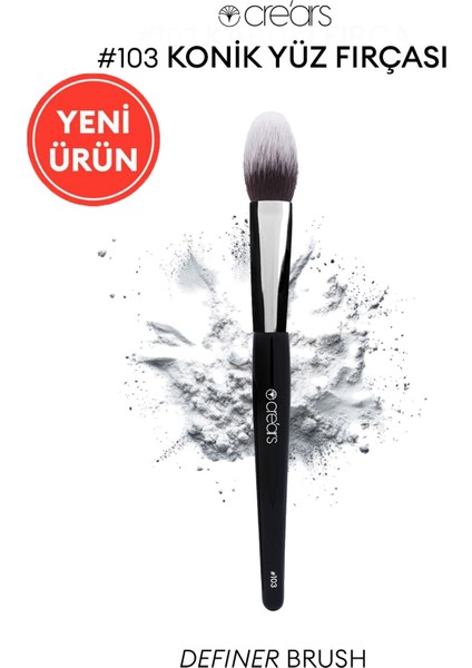 Konik Yüz Fırçası Cre'ars Definer Brush #103