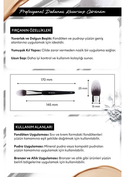 Konik Yüz Fırçası Cre'ars Definer Brush #103 fiyatları
