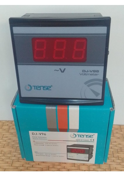 DJ-V96 3 Hane LED Display Ekranlı Voltmetre
