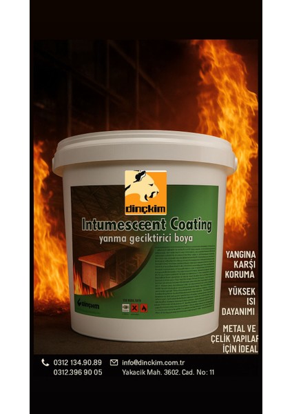 Intumescent Coating ISI AKTİF KORUYUCU KAPLAMA BOYA