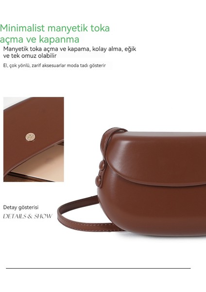 Ilkbahar ve Yaz Tek Omuz Çapraz Çanta Kırmızı (Yurt Dışından) fiyatları