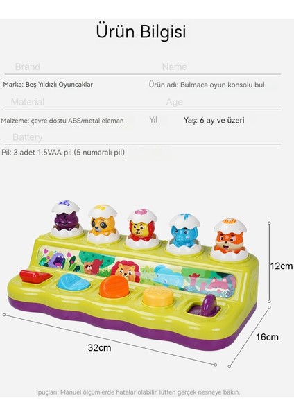 Bebek Open Kapalı Kutusu Pop-Up Eğitici Oyuncaklar (Yurt Dışından)