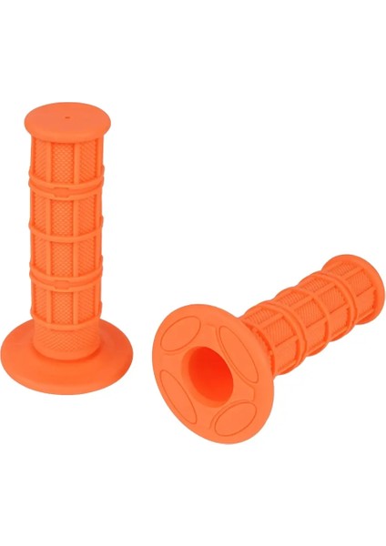 Motosiklet Gidon Elcikleri - Turuncu 22 mm (7/8 Inç) & 25 mm (1 Inç) Gidonlar Için (Debriyaj&fren Set) Enduro Mx