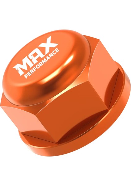 Arka Mil Somunu Şaft Kilidi M22 - Kapalı Versiyon - Turuncu (Ktm Husqvarna Gasgas 24-25 Tbı Uyumlu)