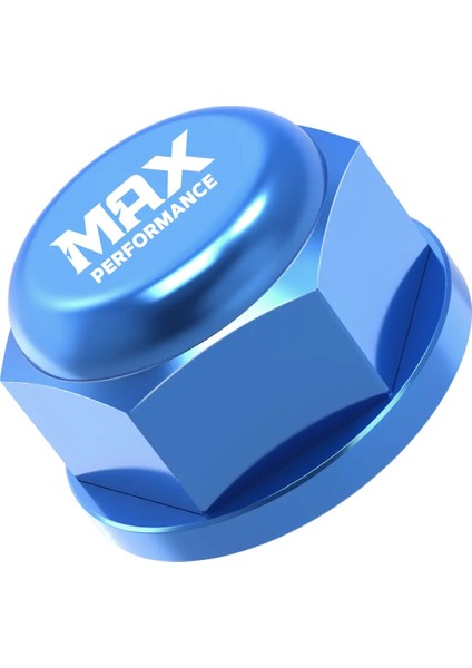 Arka Mil Somunu Şaft Kilidi M22 - Kapalı Versiyon - Mavi (Ktm Husqvarna Gasgas 24-25 Tbı Uyumlu)