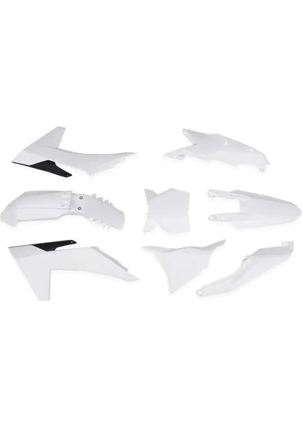 Plastik Granaj Seti - Beyaz (Ktm 2024-2025 Uyumlu) Mx Numaratörlü