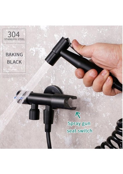 Semgears Abs Taşınabilir Bide Duş Bataryası - Siyah (Yurt Dışından) fırsatları