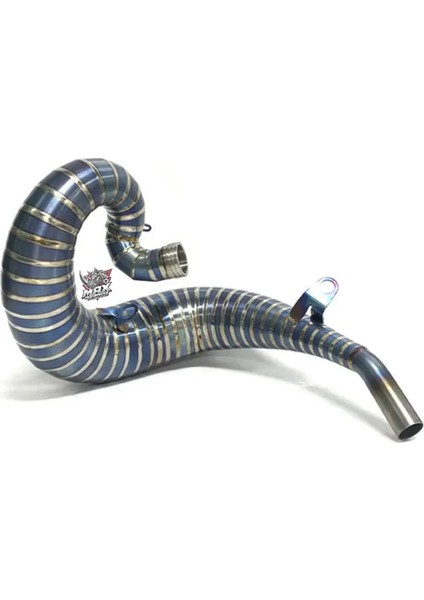 Titanyum Salyangoz Egzoz - Mavi (Husqvarna 24-25 250/300 2t Uyumlu) fırsatları