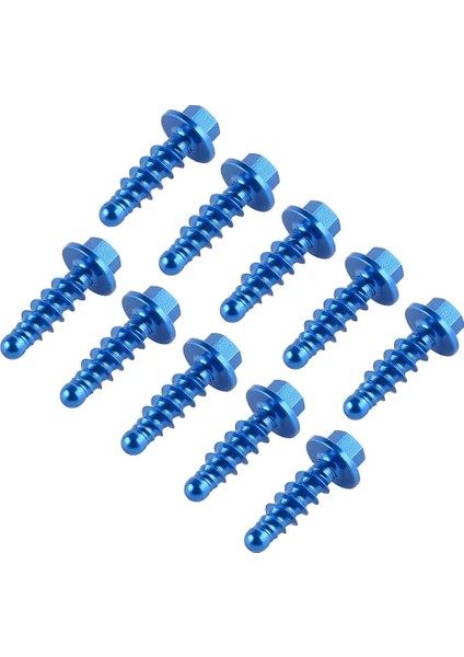 Civata Klavuz Vida Seti - 10 Parça - Mavi (Ktm 04-25 Husqvarna 14-25 Gasgas 21-25 Uyumlu)