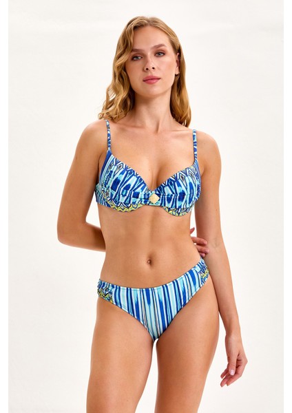 Drapeli Kaplı Bikini Takımı 1290-2078