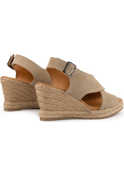 Dolgu Topuk Espadril Sandalet DG6040