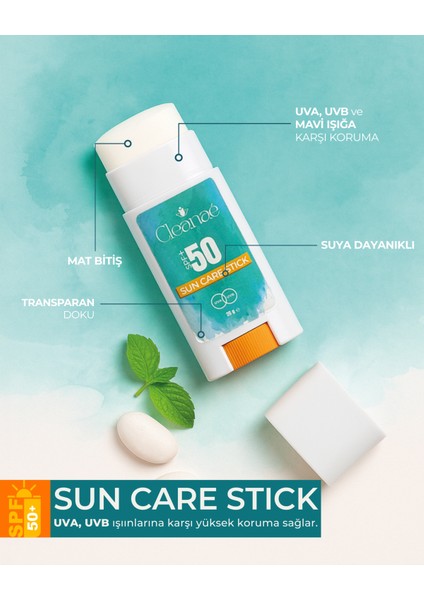 Spf+ 50 Sun Care Stick - Çiçek Kokulu Güneş Koruyucu Stick