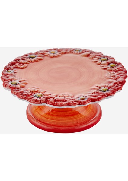Camomilla Kırmızı Seramik Kek Standı 22 cm fiyatları
