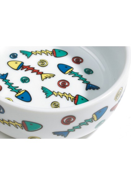 Kedi Mama Su Kabı, Porselen, Beyaz, 11CM, 325ML fiyatları