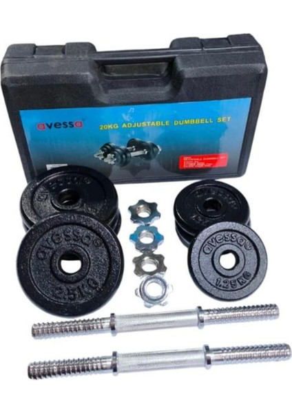 20 kg Plaka Çanta Set Siyah MB-11726