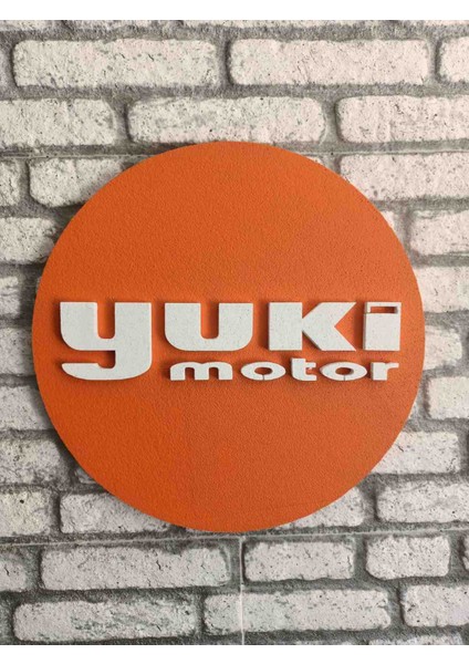 Yuki Motor Logo | 50X50 Yuki Motor Logosu | Yuki Motor Marka Logosu | 3D Yuki Motor Logo | Strafor Logo