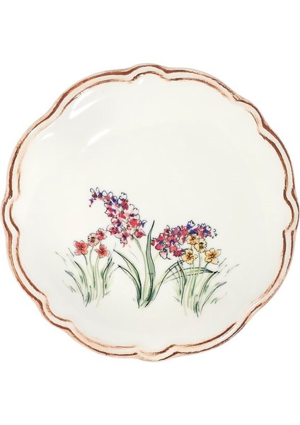 Porselen Amber Pasta Takımı 22CM 6 Kişilik 6 Parça modelleri